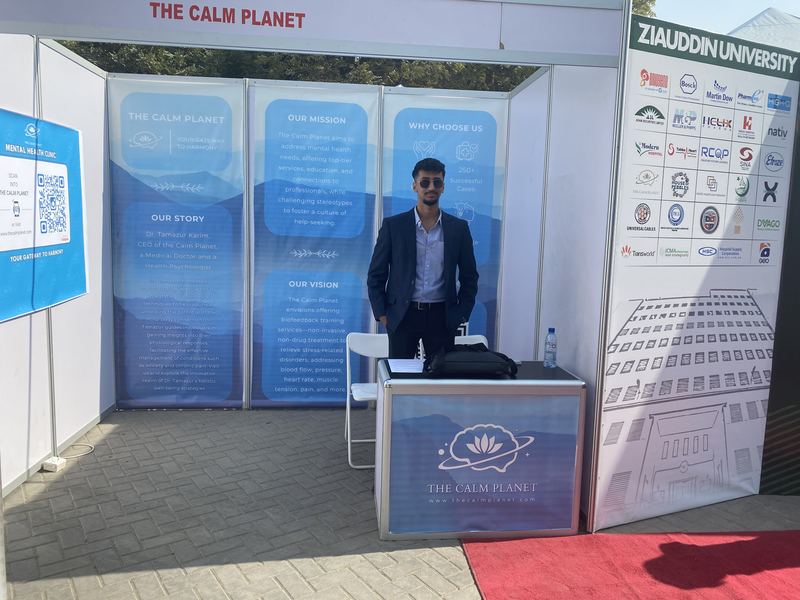 Career fair booth